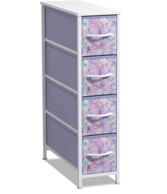 4 Drawer Narrow Storage Tower