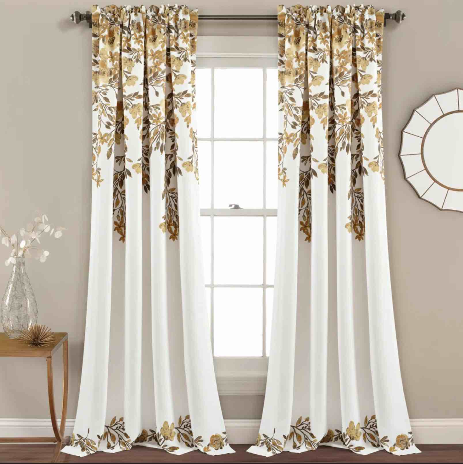 Tanisha Polyester Sheer Curtain Pair (Set of 2)