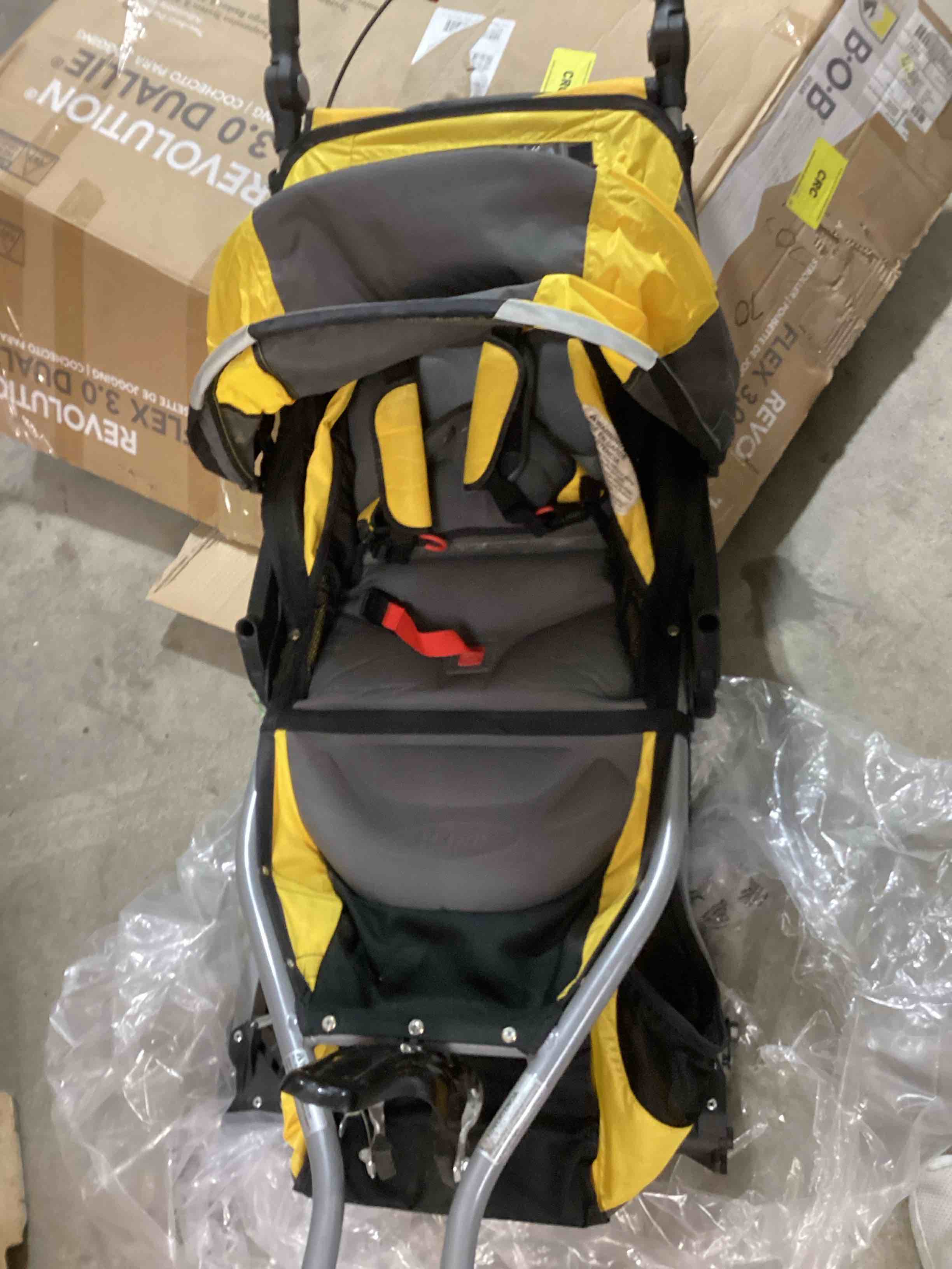 BOB Gear Revolution Flex 3.0 Duallie Double Jogging Stroller, Graphite Black Graphite Black Double