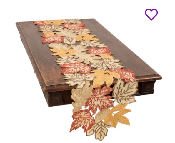 Erasmus Floral Oval Thanksgiving Table Runner