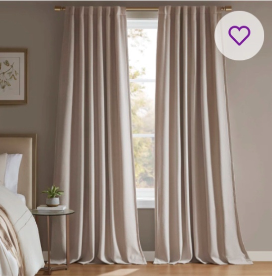 Karien Sound Blocking/Total Blackout Curtain Panel pair