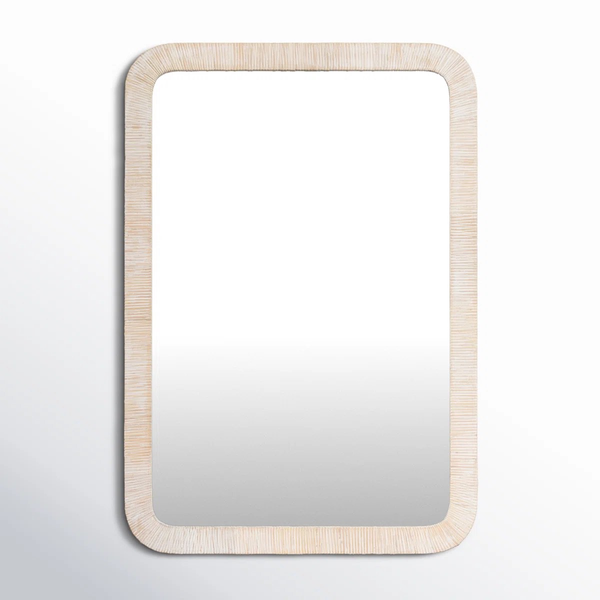 Breesport Rectangle Rattan Bathroom Wall Mirror