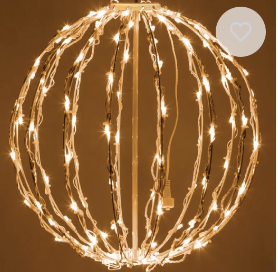 Fold - Flat LED Metal Lighted Outdoor Decoration