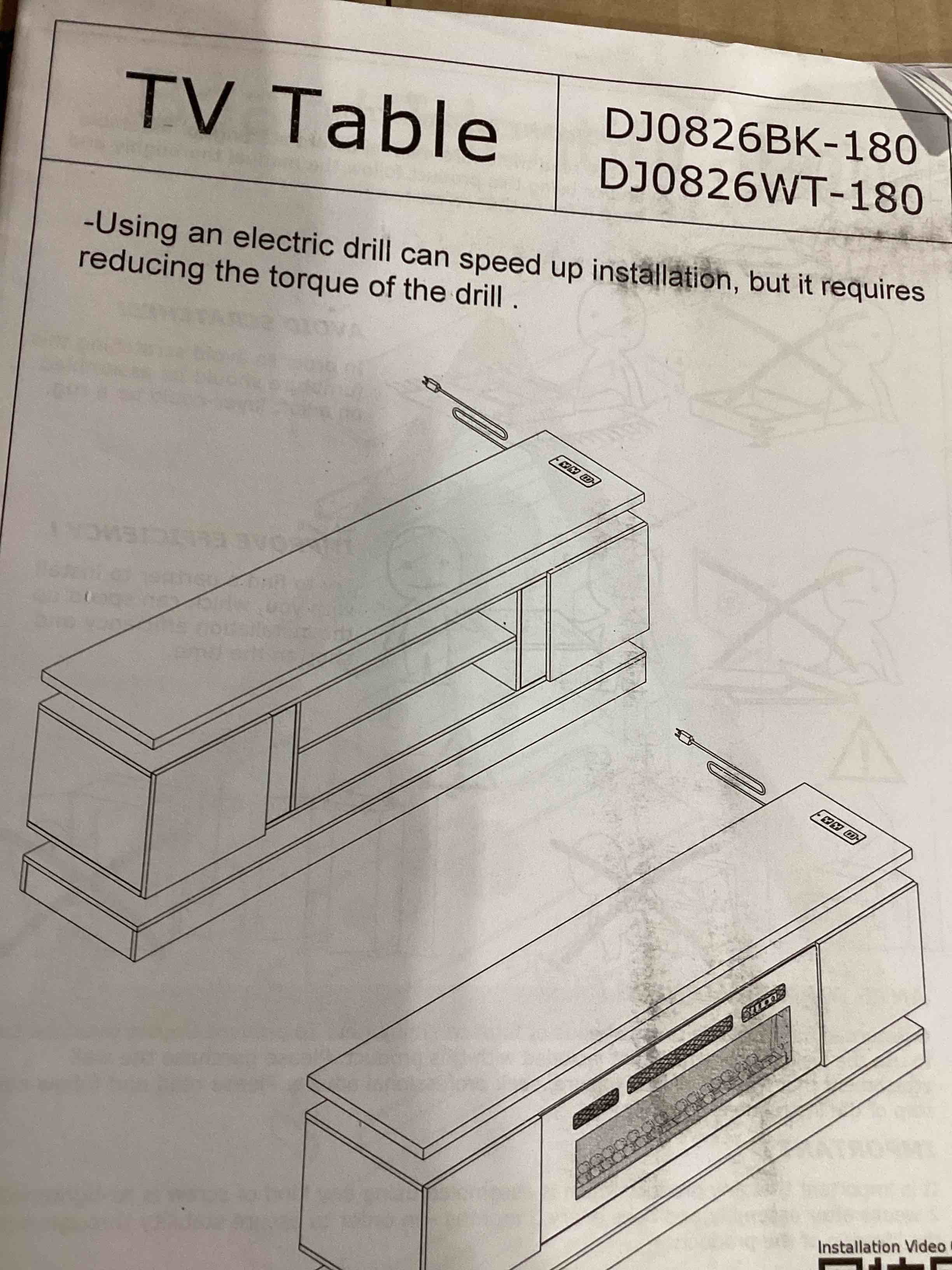 70" Modern Tv Stand With Led Lights & Built- In Power Outlet à High