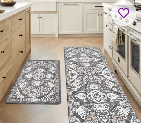 Jainiyah Anti- Fatigue Non- Skid Waterproof Kitchen Mat (Set of 2)
