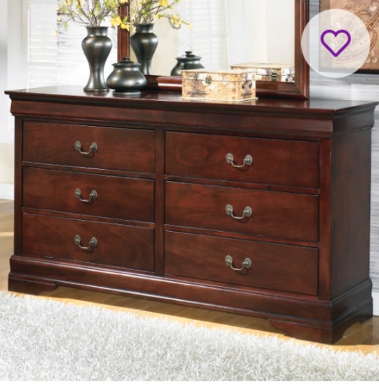 Brandenn 58.38" W 6 - Drawer Dresser 