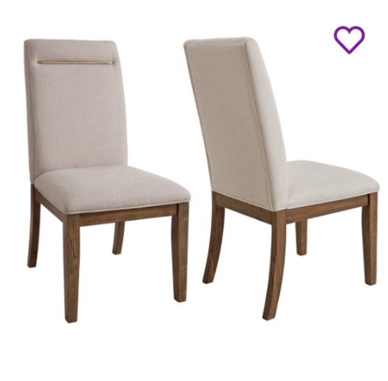 Kameah Upholstered Dining Chair (Set of 2) 