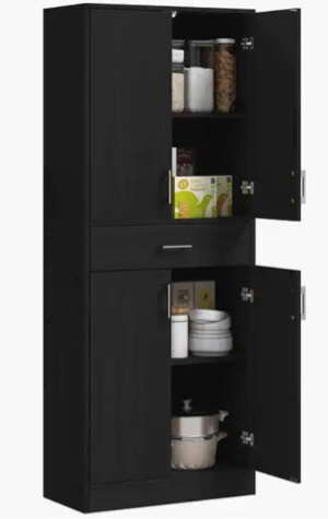 Kitchen Pantry Cabinet, 71" Tall Kitchen Pantry Storage Cabinet