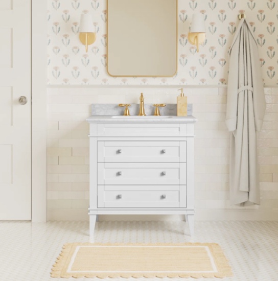 Frankfurt 30" Single Bathroom Vanity with Top