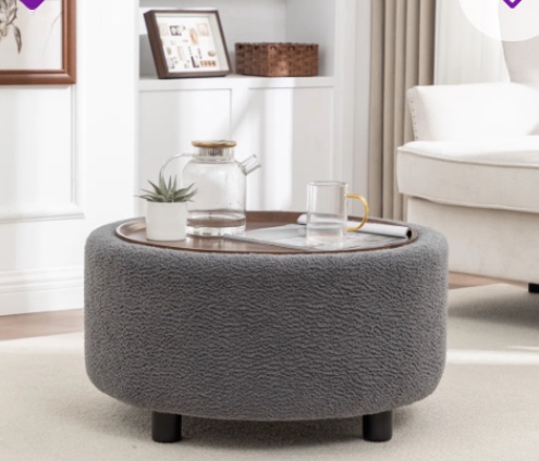Pietsch Round Coffee Table with Storage