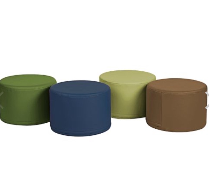 SoftScape 18" Round Ottoman (Set of 4)
