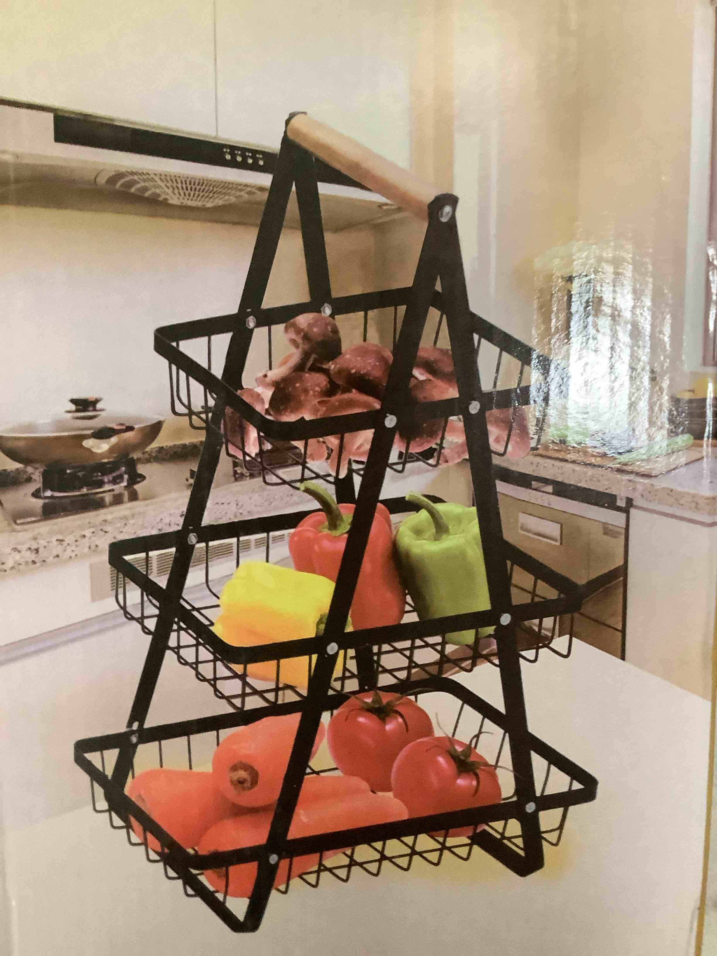 Thicken three layer fruit basket