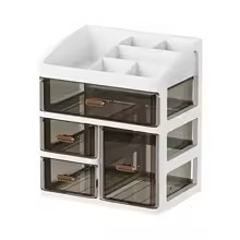 Cosmetic Storage Box Desktop Organizer Capacity Travel Makeup Organizer 4 Pieces