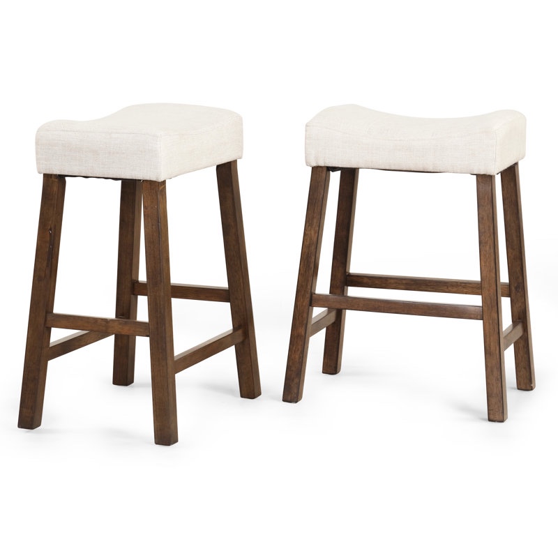 Desousa 26.3"' Saddle Counter Stool (Set of 2)