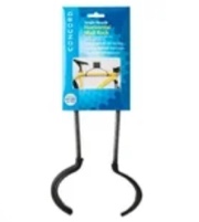 Concord Bicycle Horizontal Wall Rack, Grey, Limit 50 lbs, Assembled 7" W x 2.25" H x 15" D, 1.5 lbs