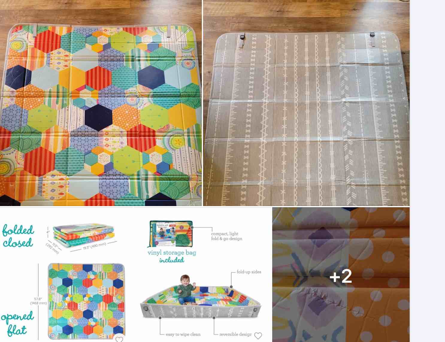 Infantino Foldable Soft Foam Mat for Baby