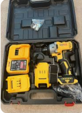 Yunxi 1/2-inch cordless brushless impact wrench kit. 21V 