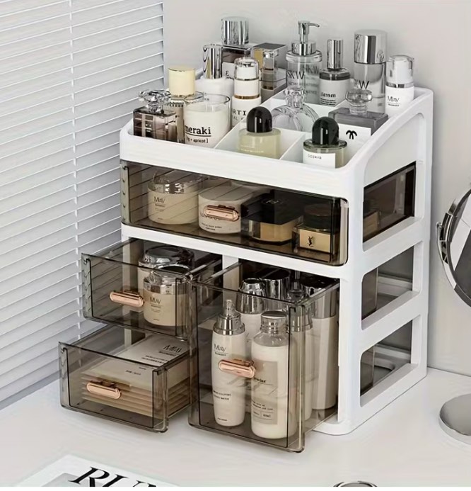 Cosmetic Storage Box for Organizing Skincare And Beauty Products on The Desktop, Dustproof And Suitable for Storing Masks And Miscellaneous Items.