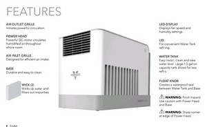 VORADO TOP FILL WHOLE ROOM HUMIDIFIER 