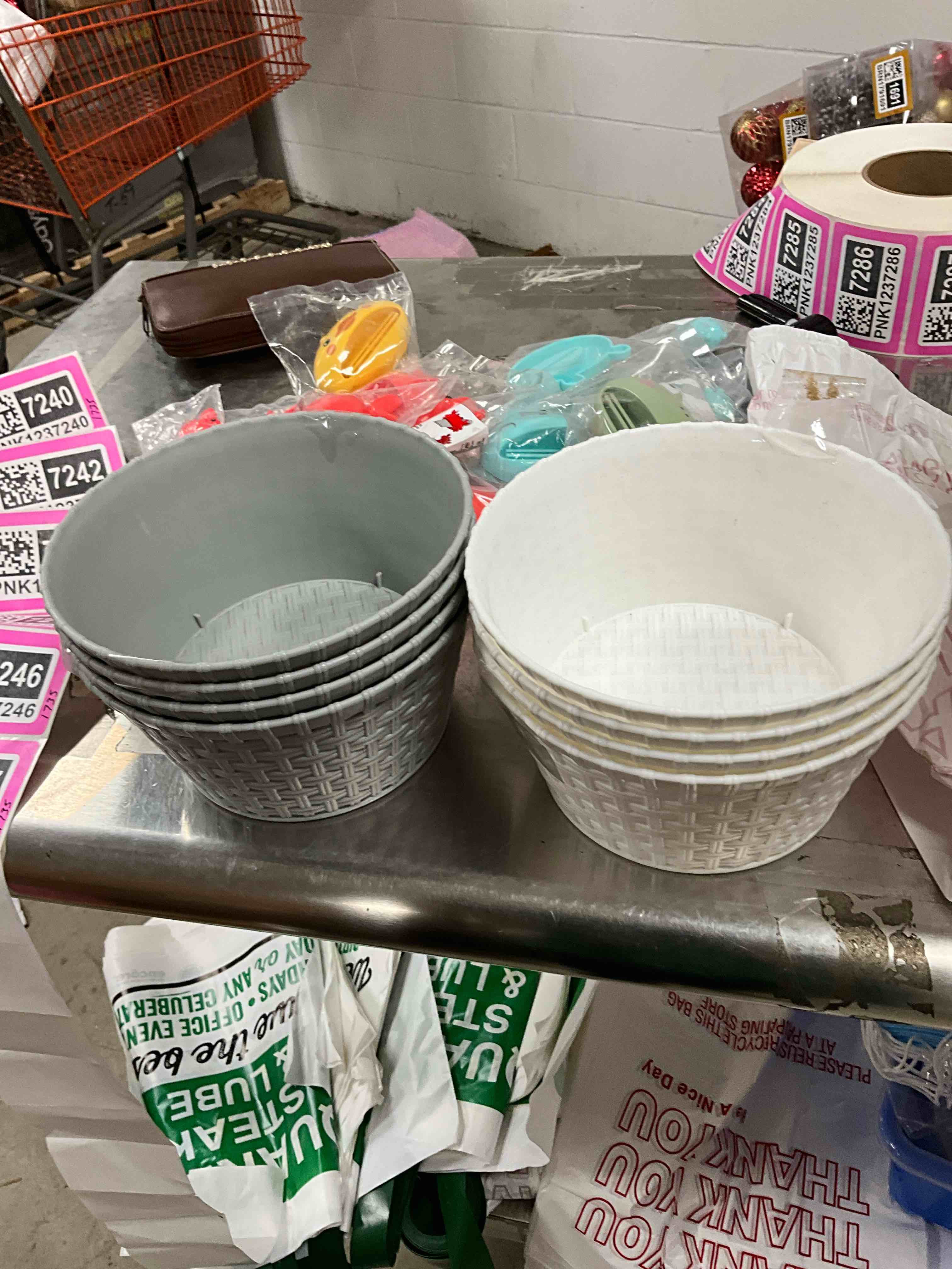 2 count baskets 28 in a box = 56 baskets 