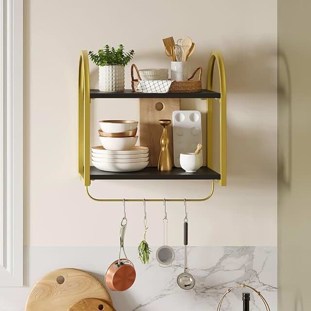 BESTIER BLACK SHELF 