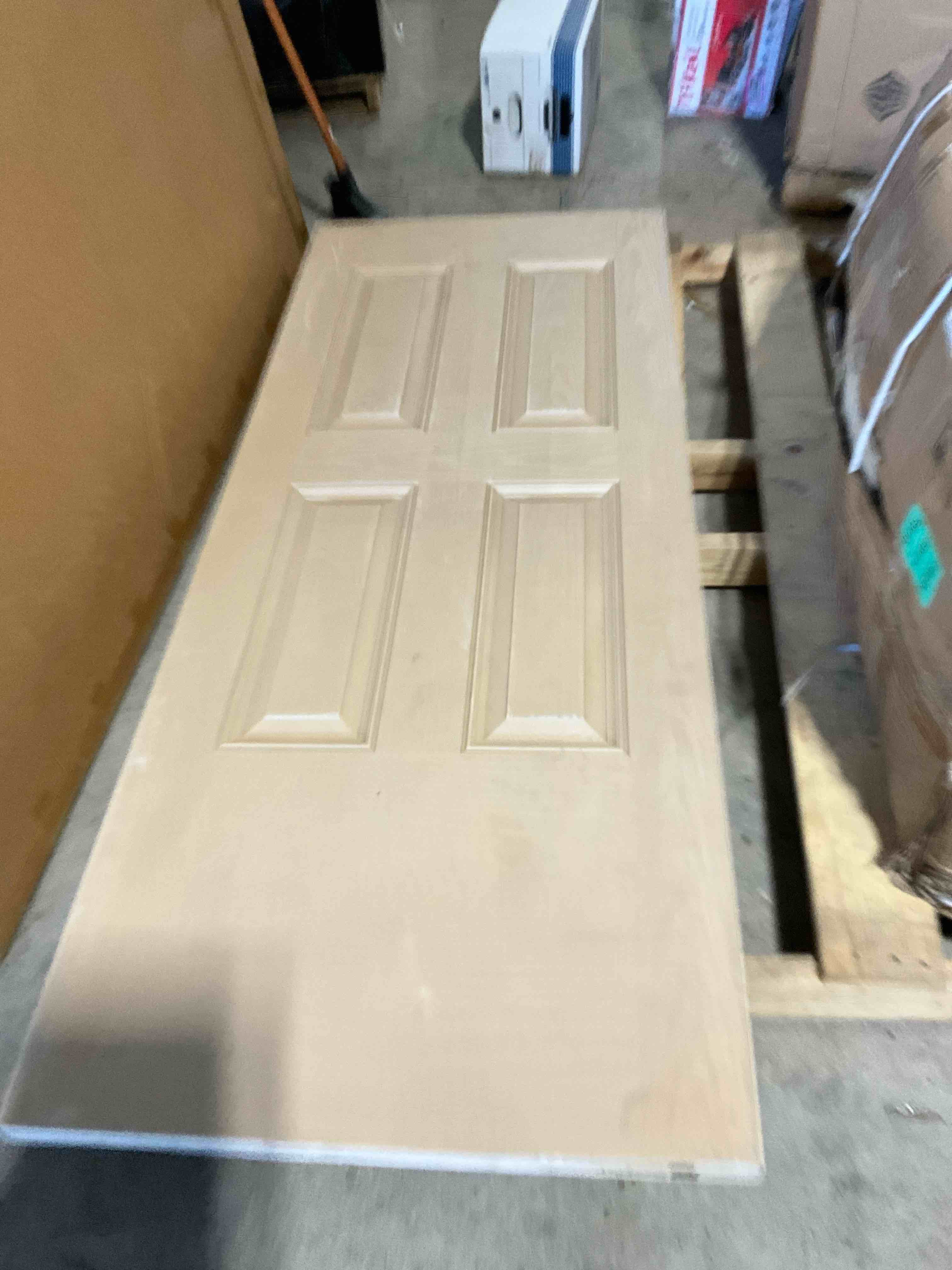 EXTERIOR SLAB DOOR BROWN 6ft7”x3ft8”