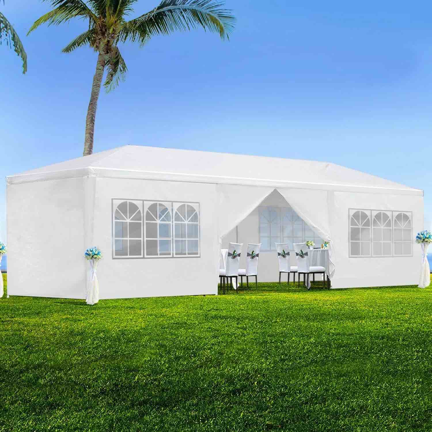 10x30 ft white canopy 