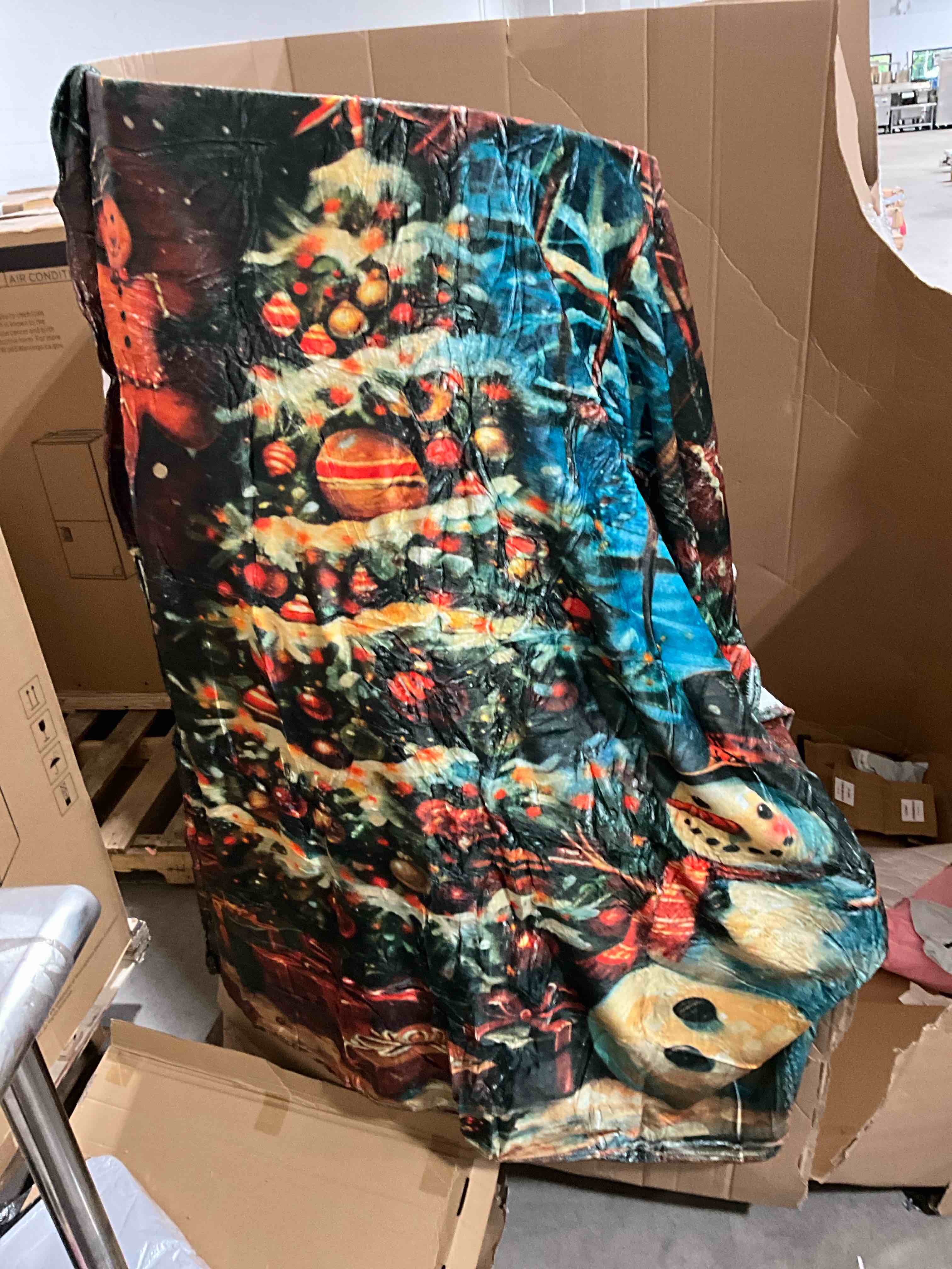 Christmas throw blanket