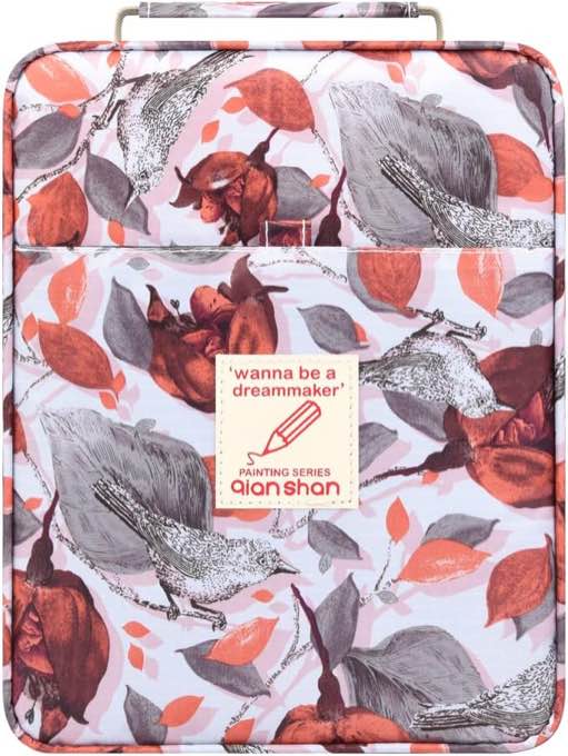 Pencil Case Holder Slot - Holds 202 Colored Pencils or 136 Gel Pens with Zipper Closure - Large Capa