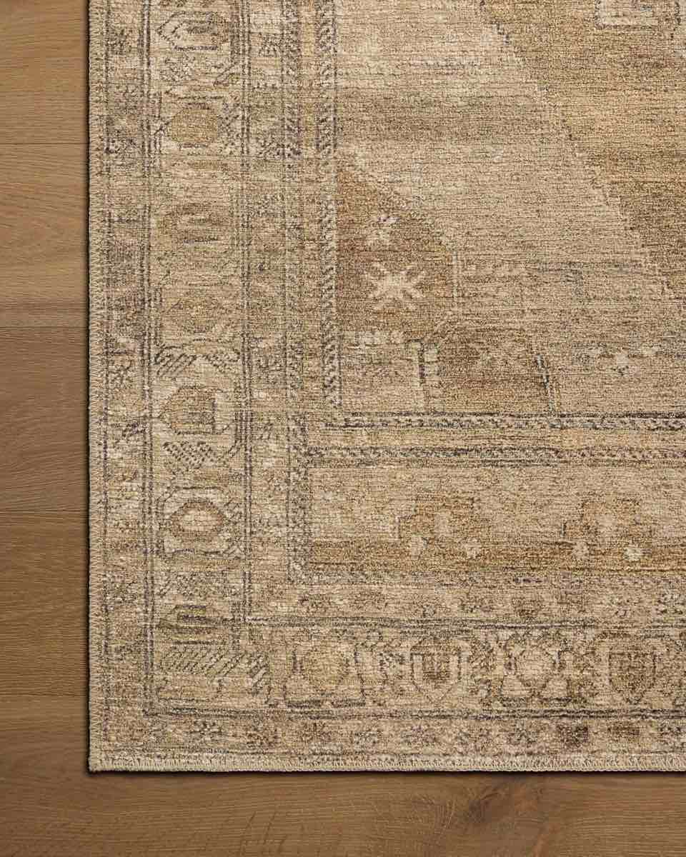Loloi Amber Lewis Cambria Collection CBR-03 Taupe/Antique Bronze 2'-6" x 7'-6" Runner Rug Jute Neutr
