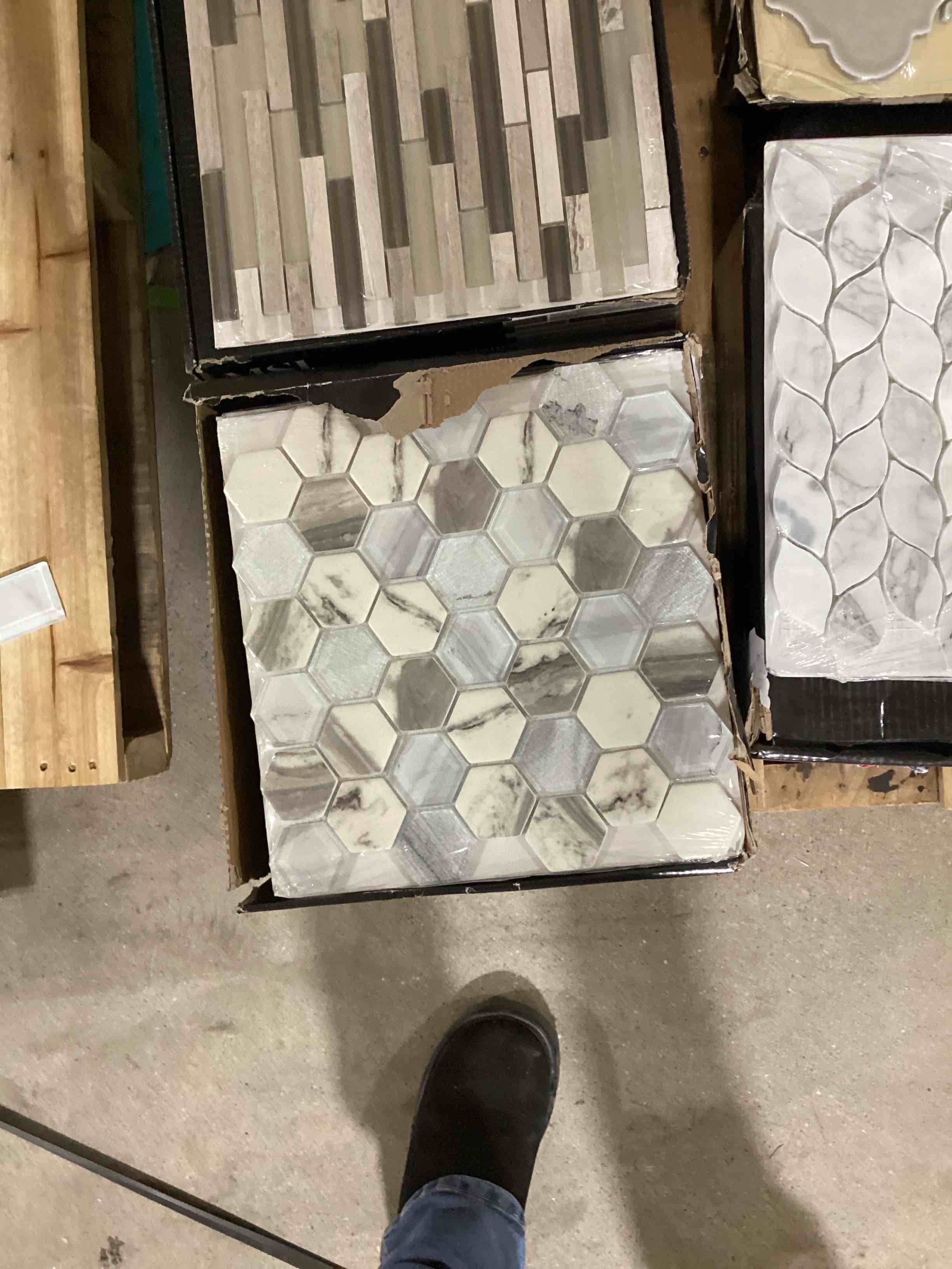 assorted tile