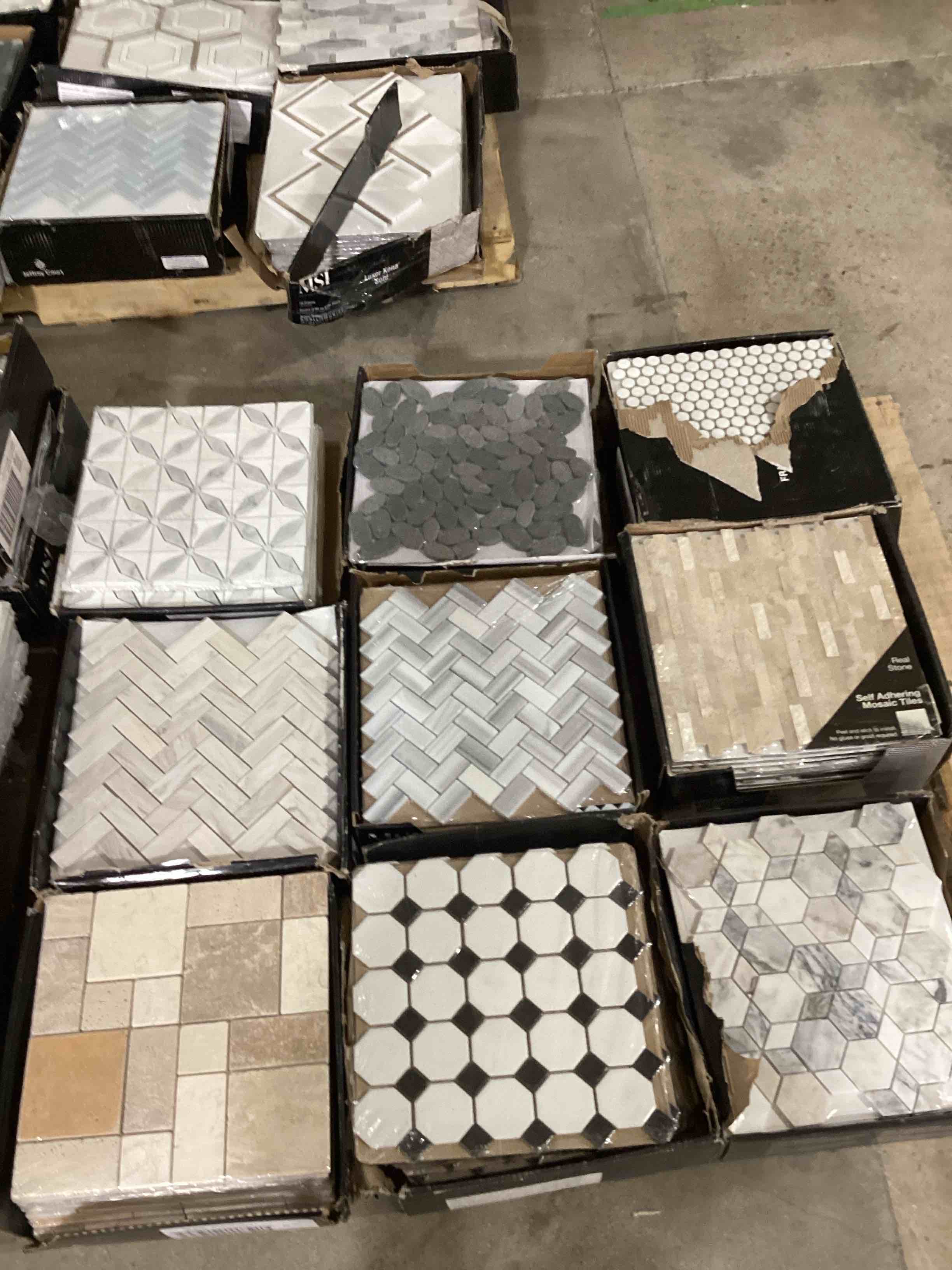 assorted tile