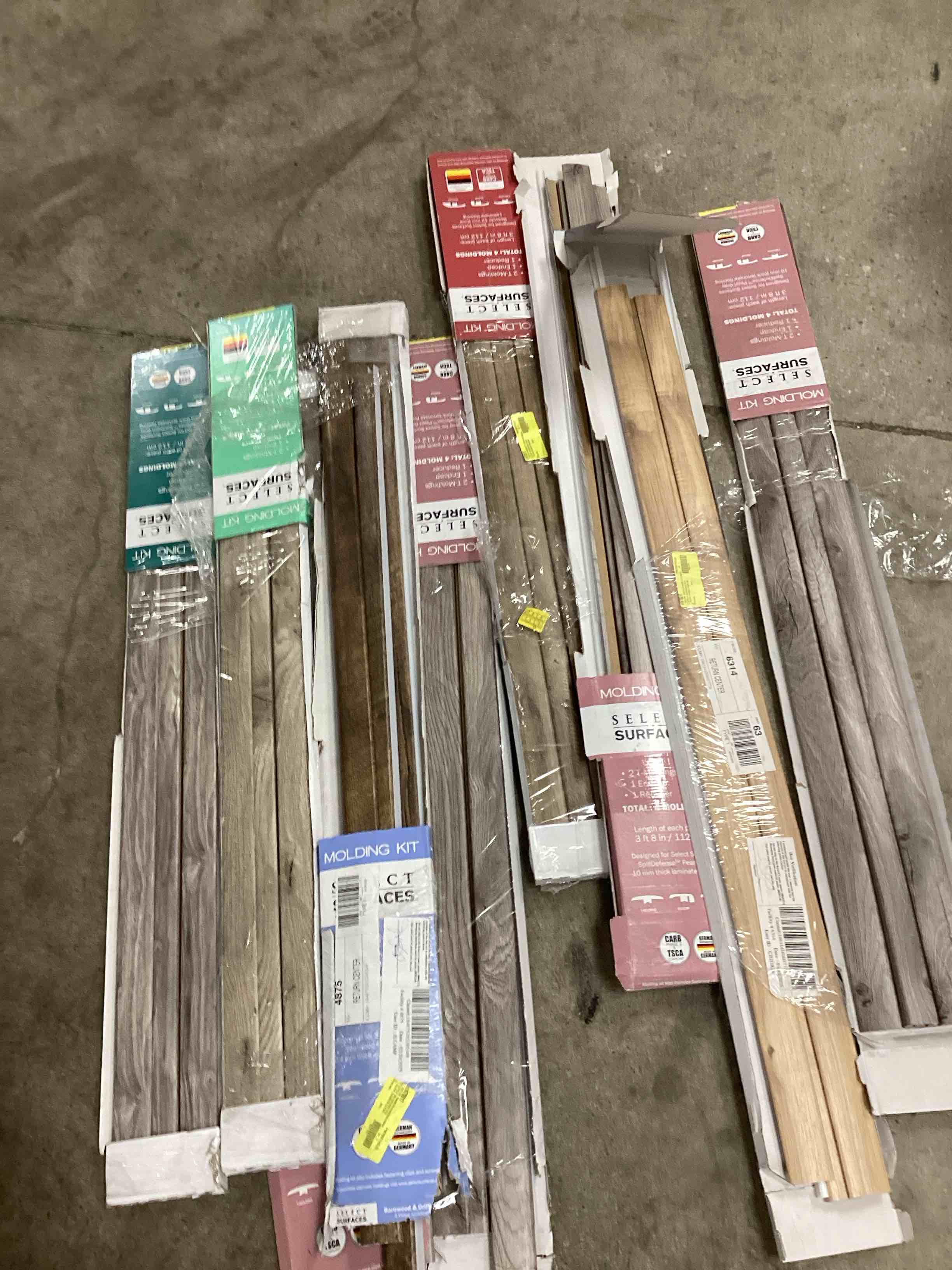 Assorted select surface molding kits