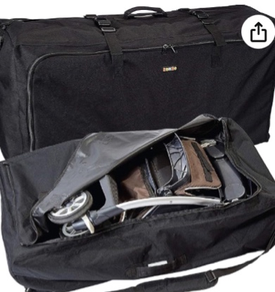 Stroller Travel Bag for Standard or Double/Dual Strollers
