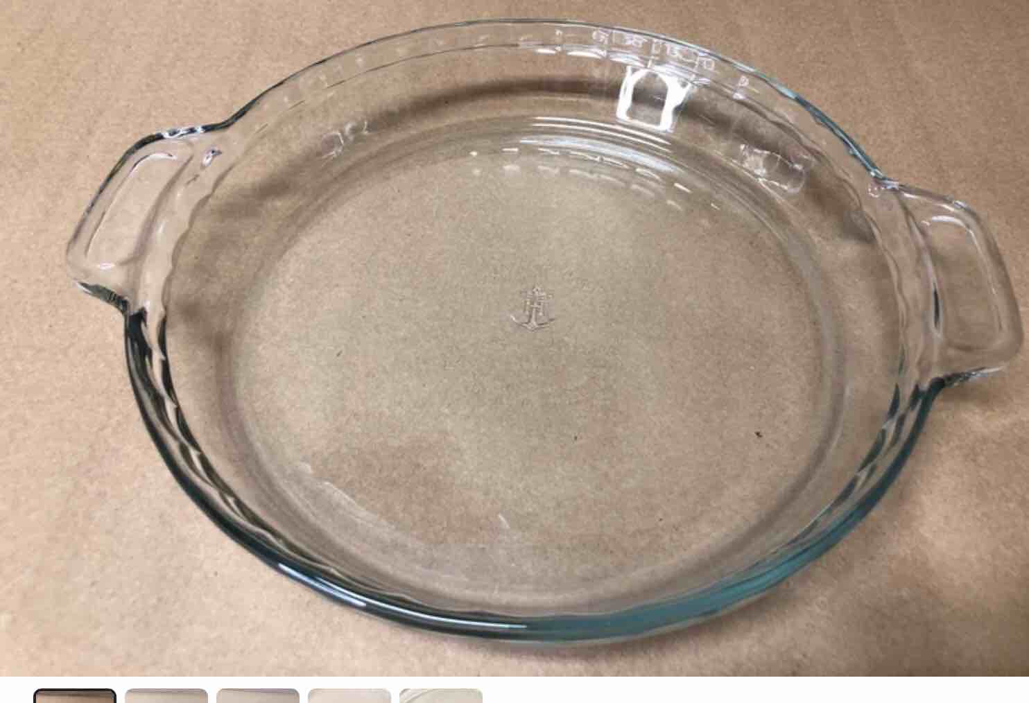 Anchor Hocking /9.5 inch pie plate/ pie plate 3 count