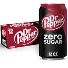 Date expiration varie) Dr Pepper Zero Sugar Soda  12 fl oz cans  12 pack