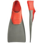 FINIS Long Floating Fins - Swimming Fins for Men  Women  and Kids - Swim Flippers to Improve Body Alignment - Swim Fins for Swimming Accessories - Adult L (Male 7-9/Female 8-10)  Red/Gray