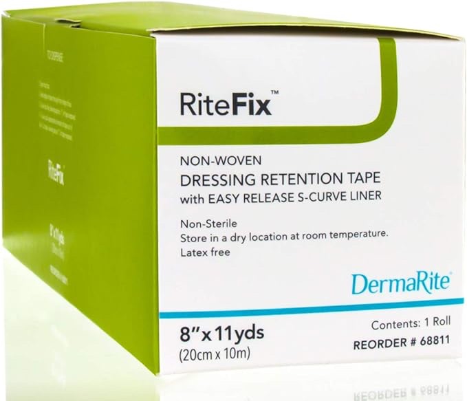 RiteFix Non-Woven Dressing Retention Tape 8x11