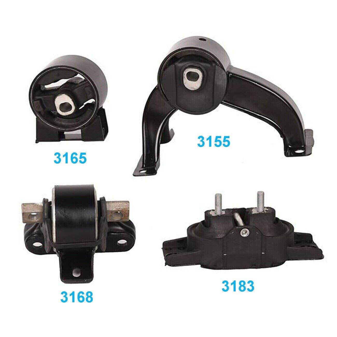 4Pcs Engine Motor & Trans Mount Set Fits 2009-2010 Dodge Journey 2.4L 3.5L FWD (For: Dodge Journey)