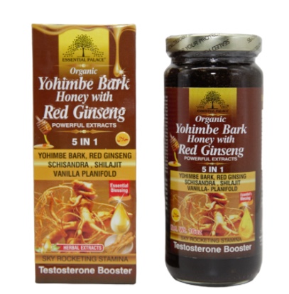 (Unknown Exp Date) Organic Yohimbi Bark Honey with Red Ginseng