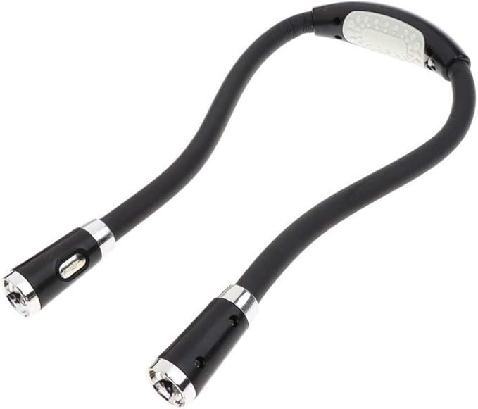SGerste Multi-Functional Flexible HandsFree Neck Reading Book LED Light Neck Light, 4 LED Bulbs, Ideal for Kids, Crafts, Knitting, Repair,Travel or BBQ