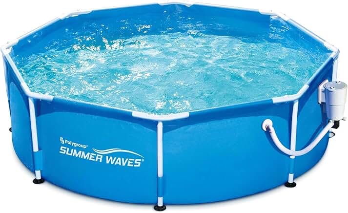 Summer Waves Active 12ft x 30in Above Ground Frame Pool with Filter