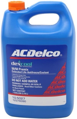ACDELCO COOLANT,ENGINE DEXCOOL 50/50 PREMIX ACDELCO 1GAL