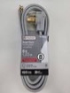 NEW Utilitech #0148708 6-ft 3-Prong Gray Dryer Appliance Power Cord 30AMP