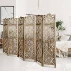 Orion Folding Room Divider Carved Privacy Screen