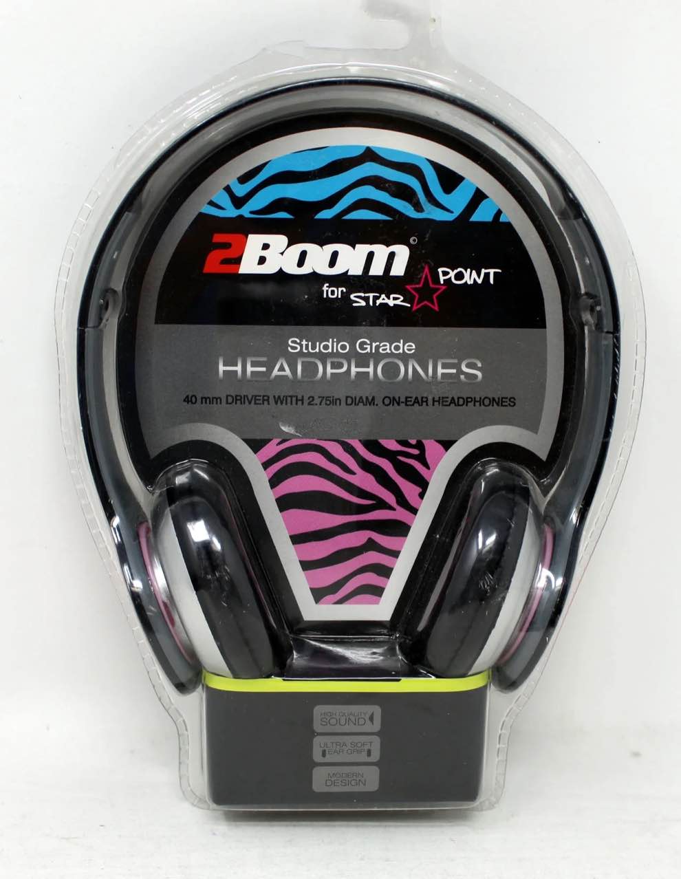 2Boom Studio Grade Headphones pink 1 Count