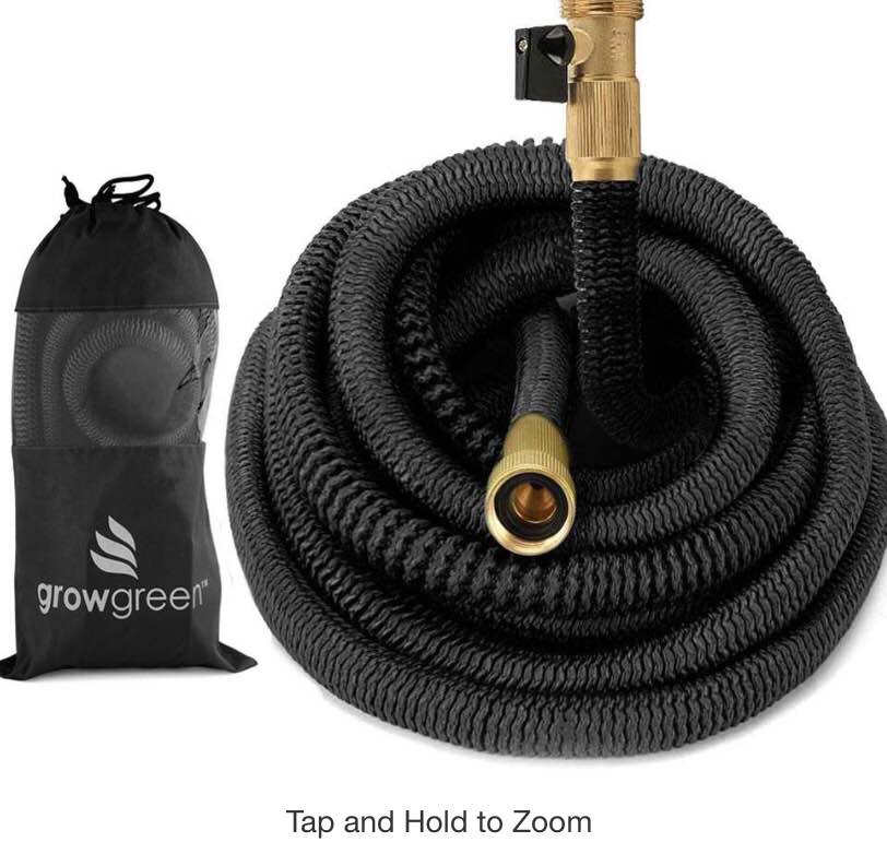 Customer Reviews for GrowGreen 3/4 in. x 75 ft. Heavy Duty Expandable Garden Hose with Storage Sack