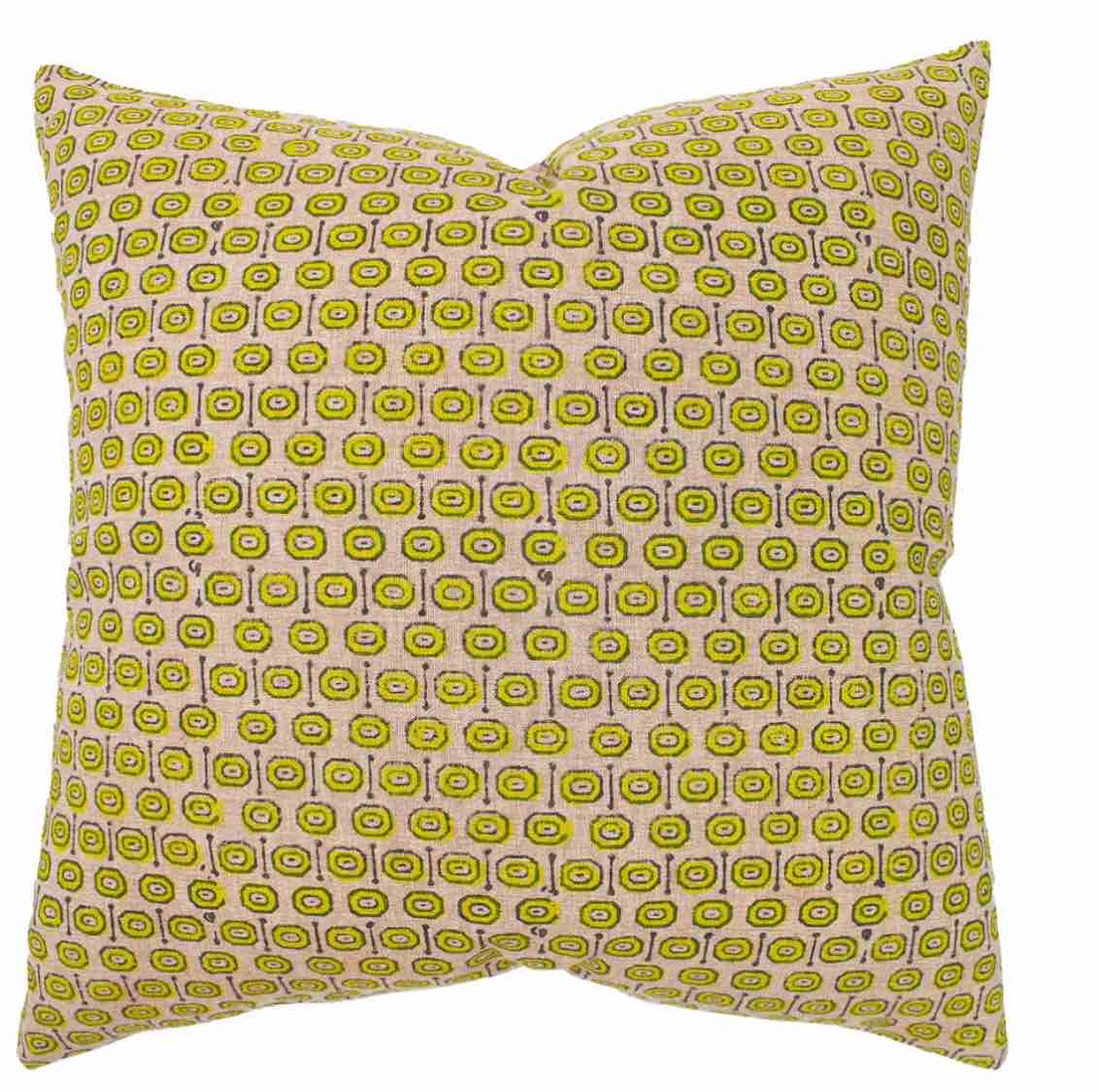 Jiti Geometric Print Cotton Throw Pillow SKU: 2020-GECKO