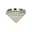 allen + roth Roselyn 1-Light 12-in Polished Chrome Integrated LED Flush Mount Light
