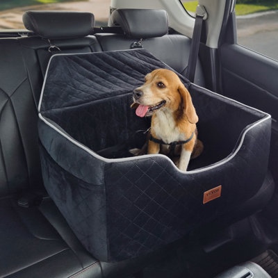 Dog Booster Car Seat Pet Car Seat for Medium Large Dog up to 55 lbs